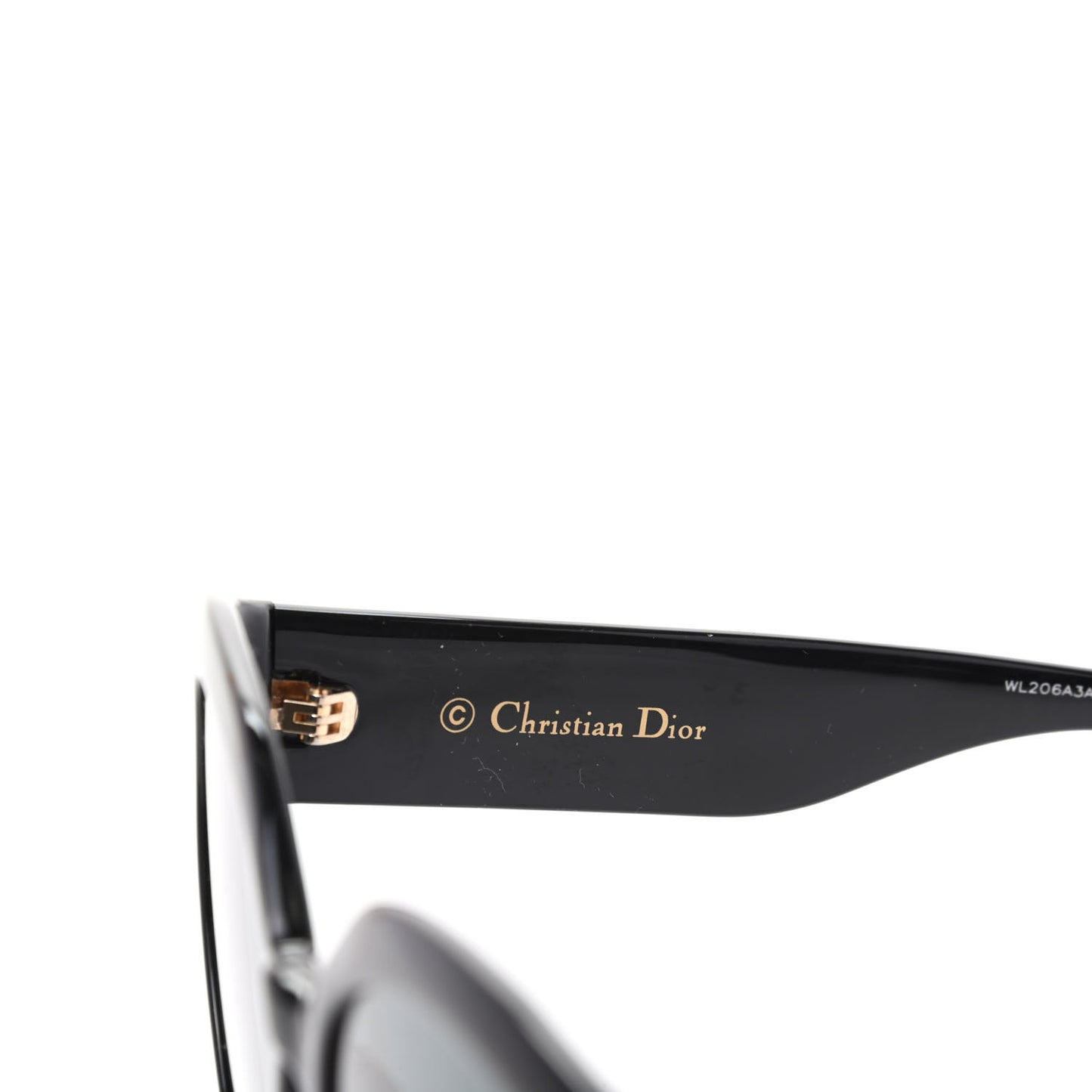 Acetate DDiorF Cat Eye Sunglasses Black