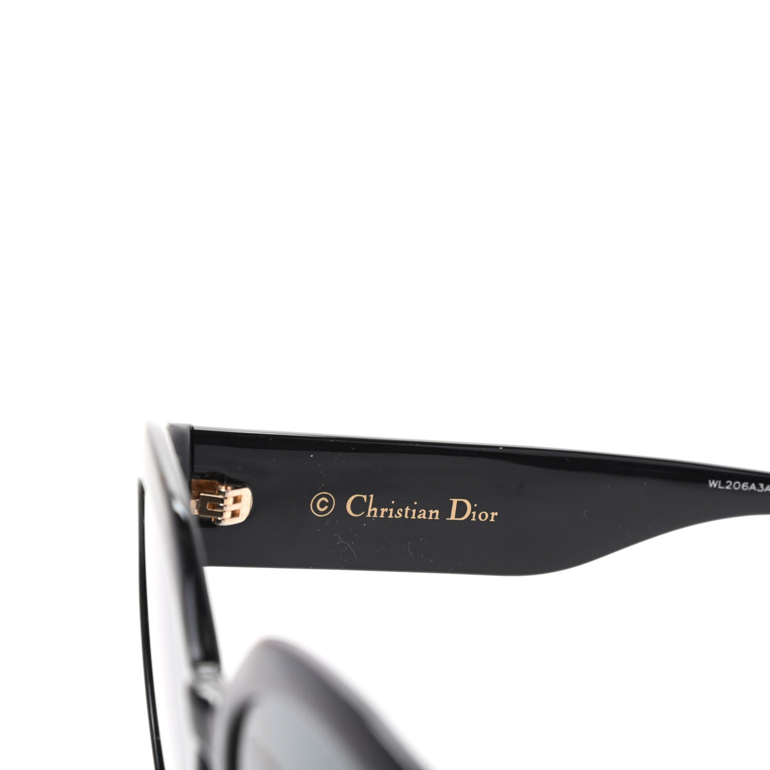 Christian Dior Acetate DDiorF Cat Eye Sunglasses Black 5 of 7