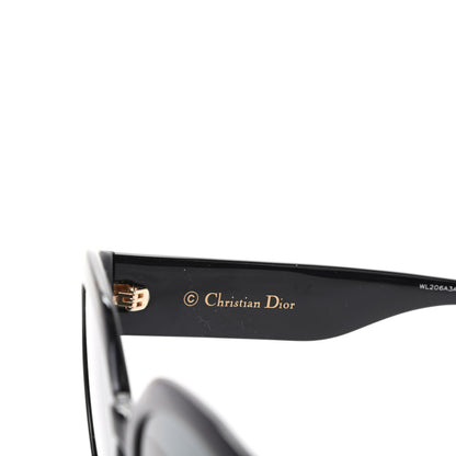 Christian Dior Acetate DDiorF Cat Eye Sunglasses Black 5 of 7