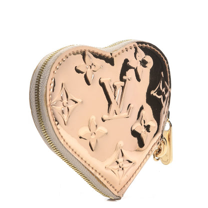 Louis Vuitton Monogram Miroir Heart Coin Purse Gold 3 of 7