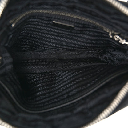 Prada Nylon Tessuto Impuntu Quilted Bandoliera Crossbody Bag Black 5 of 10