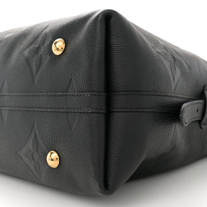 Louis Vuitton Empreinte Monogram Giant CarryAll MM Black 9 of 11