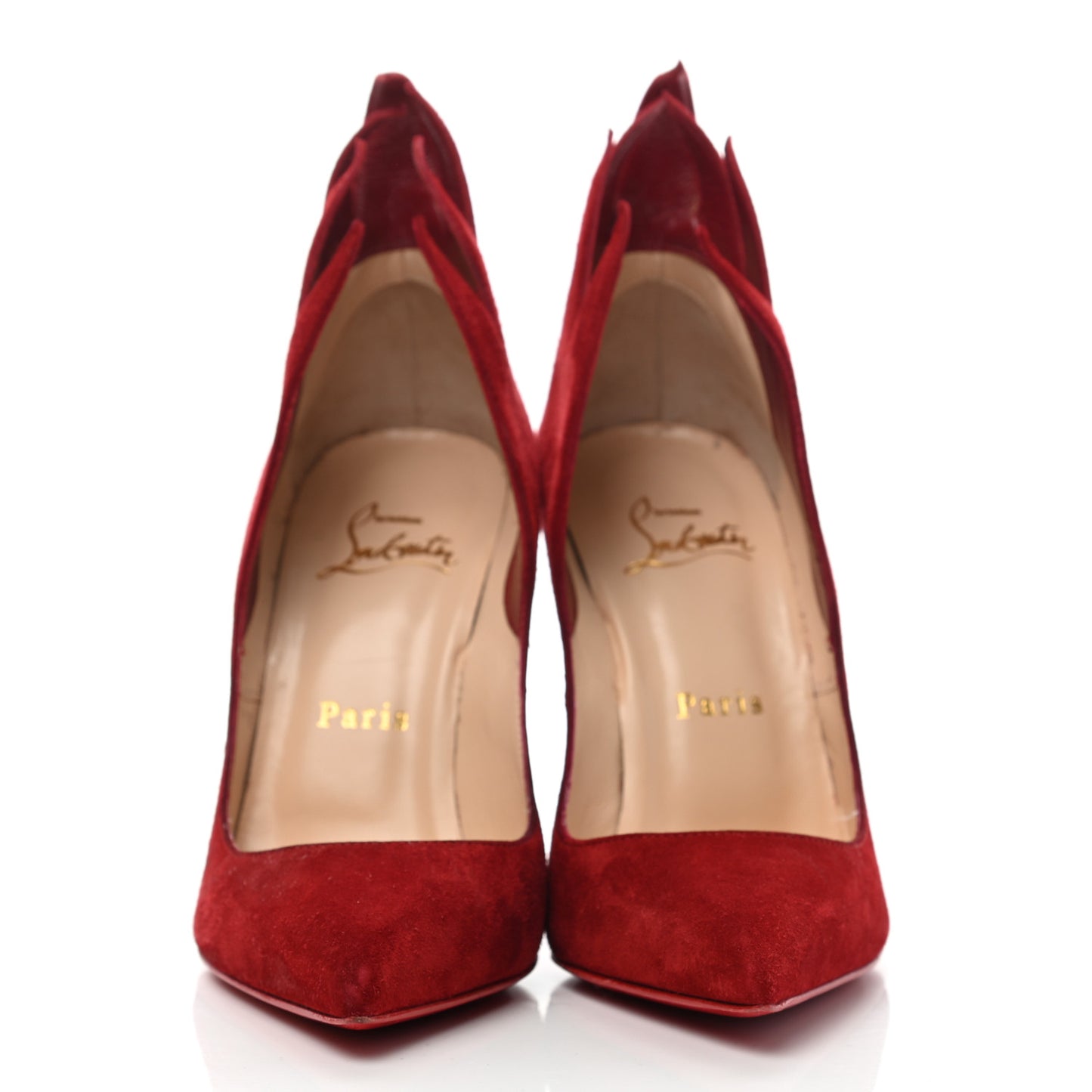 Suede Victorina 100 Pumps 35.5 Carmin