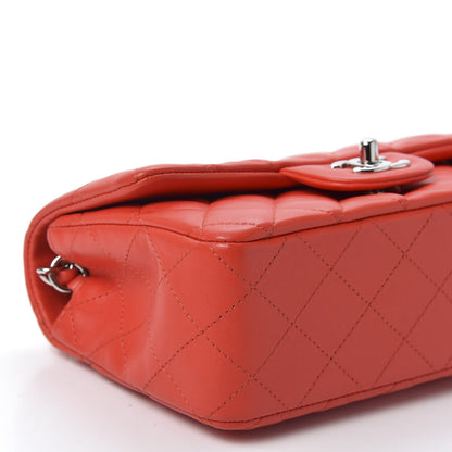 Chanel Lambskin Quilted Mini Rectangular Flap Red 5 of 10