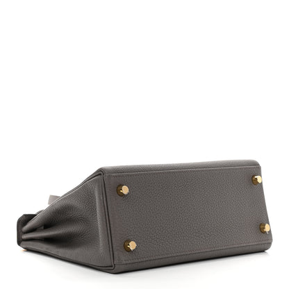 Hermes Togo Kelly Retourne 25 Etain 4 of 11