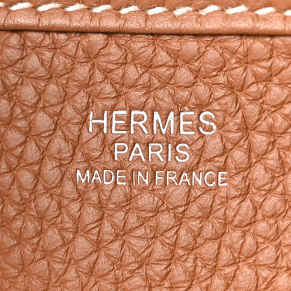 Hermes Taurillon Clemence Evelyne III PM Gold 6 of 10