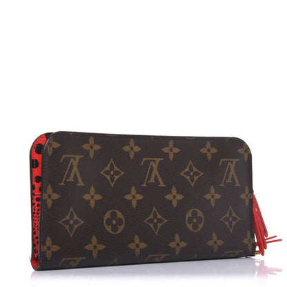 Louis Vuitton Monogram Kusama Waves Insolite Wallet Red 3 of 11