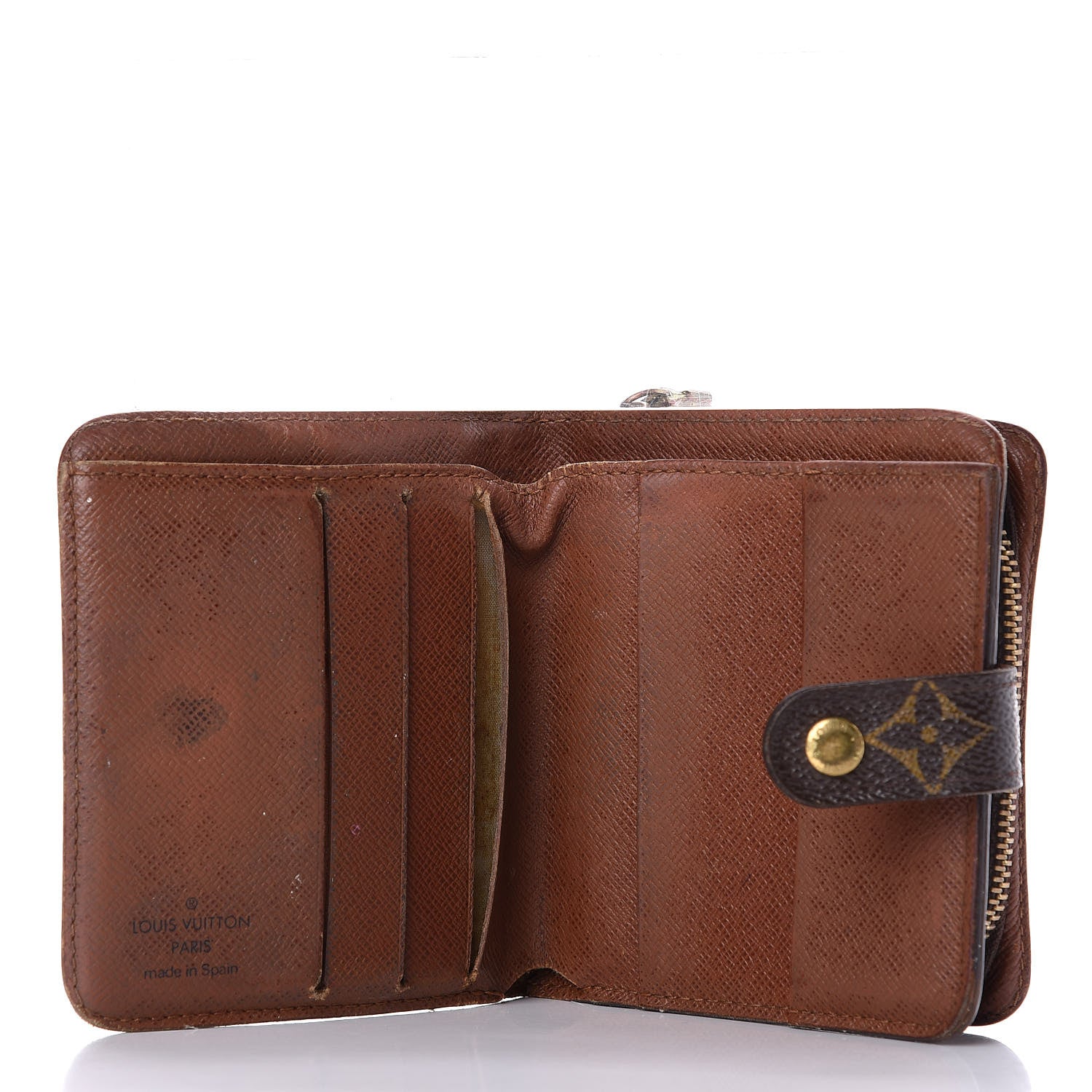 Louis Vuitton Monogram Compact Zippe Zipped Wallet 5 of 13
