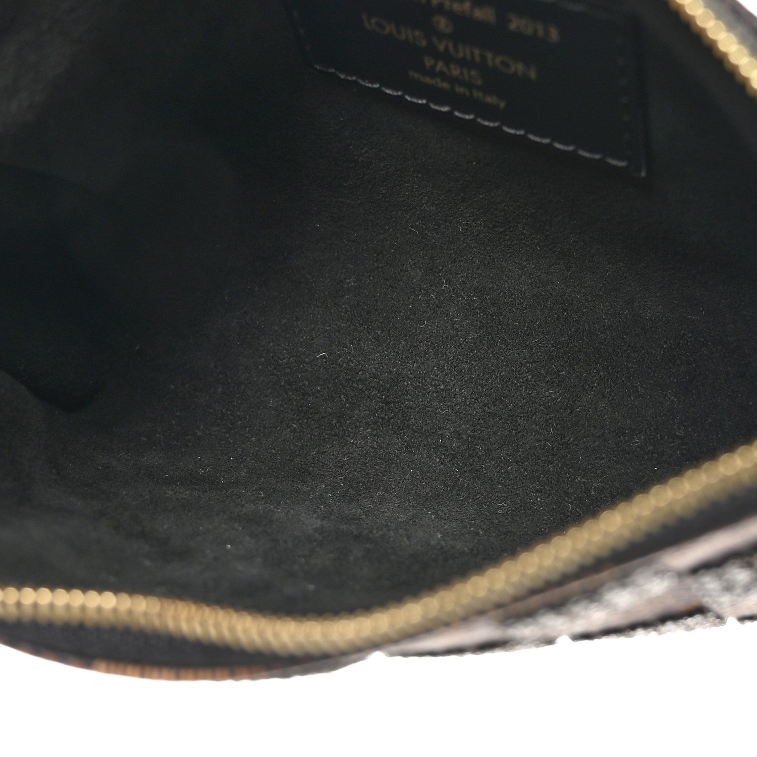 Louis Vuitton Damier Paillettes Mini Pochette Accessories Black 5 of 9