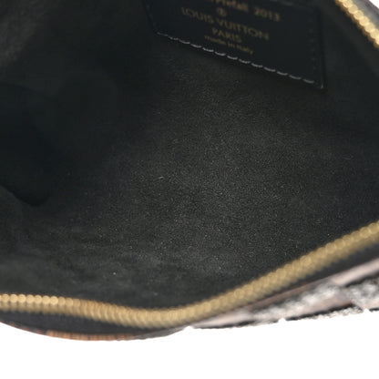 Louis Vuitton Damier Paillettes Mini Pochette Accessories Black 5 of 9