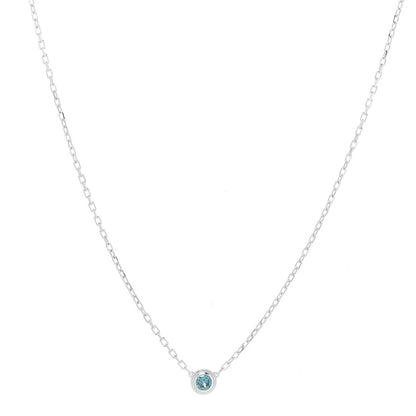 Cartier 18K White Gold Sapphire Saphirs Legers de Cartier Pendant Necklace 1 of 6