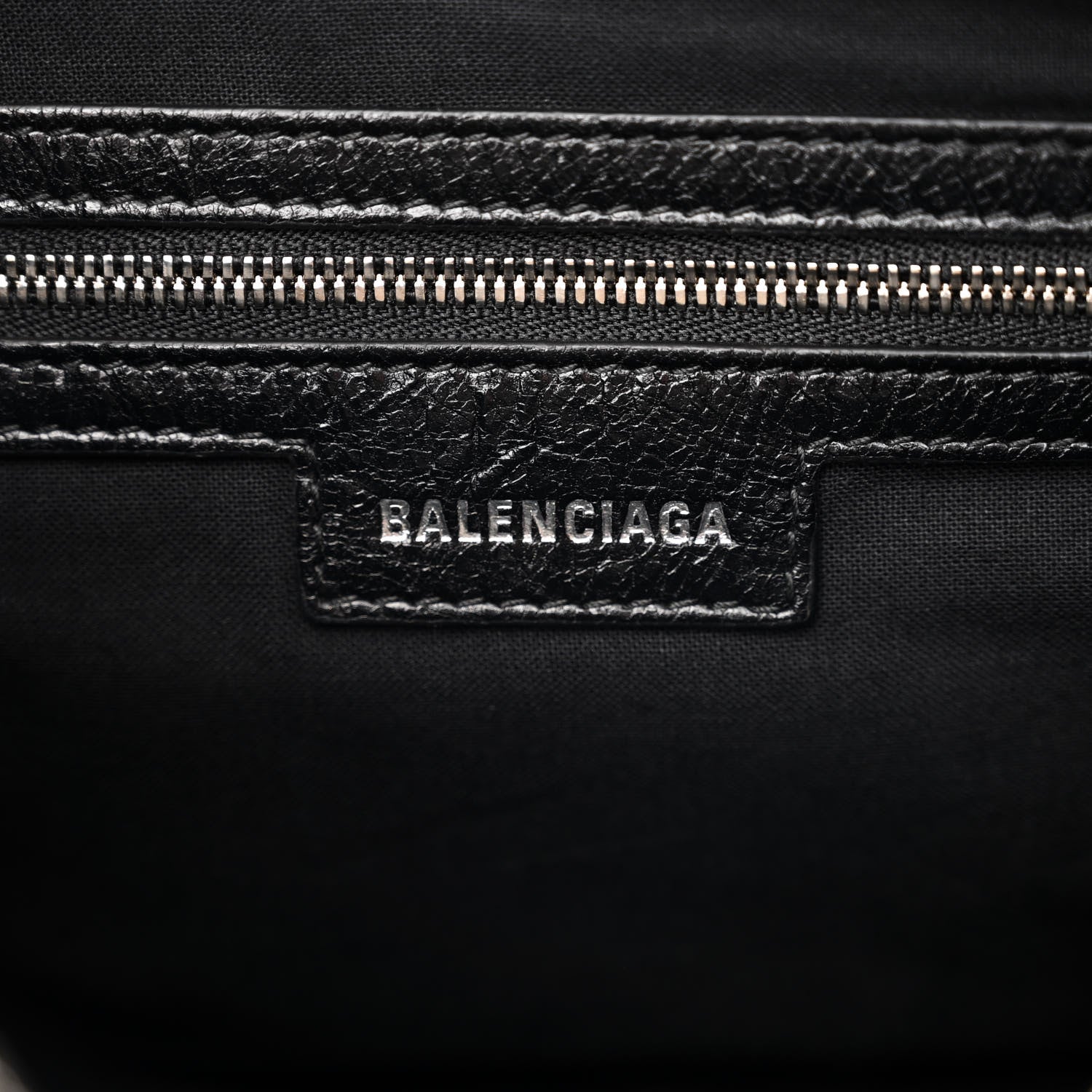 Balenciaga Agneau Arena Small Le Cagole Shoulder Bag Black 6 of 10