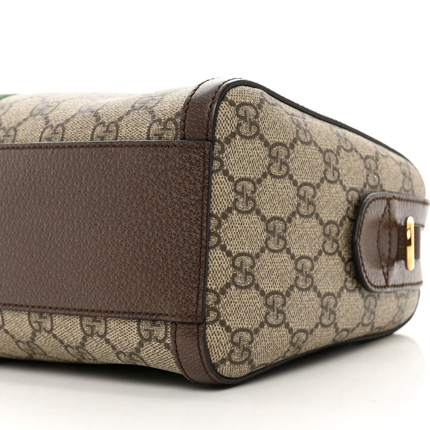 GG Supreme Monogram Web Medium Ophidia Boston Brown