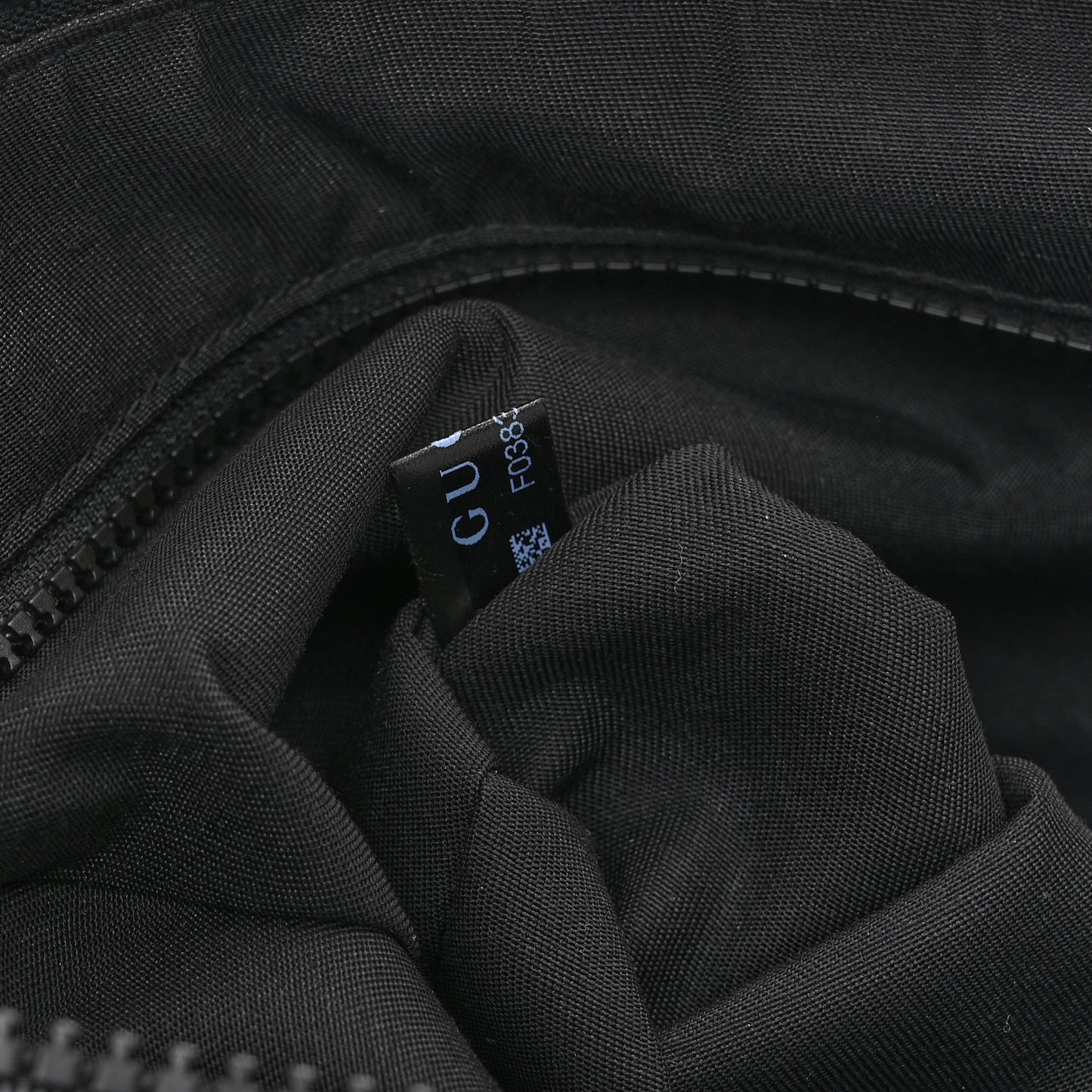 Nylon Monogram Small Flat Messenger Bag Black
