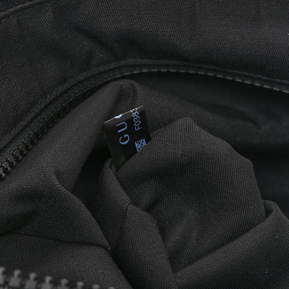 Gucci Nylon Monogram Small Flat Messenger Bag Black 8 of 11