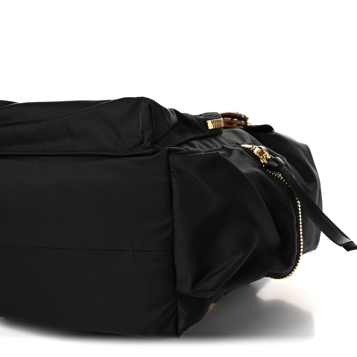 Nylon Small Rucksack Backpack Black