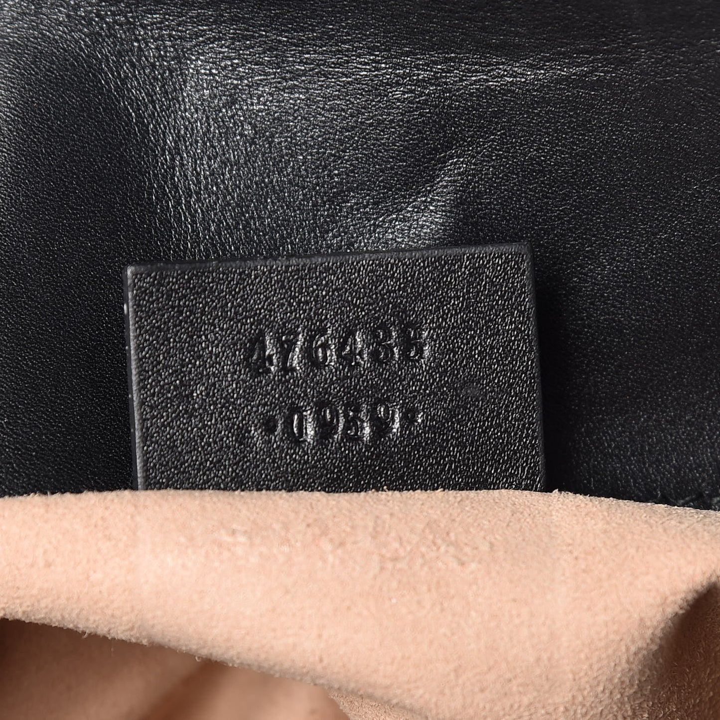Calfskin Matelasse Super Mini GG Marmont Shoulder Bag Black