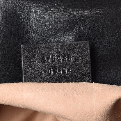 Gucci Calfskin Matelasse Super Mini GG Marmont Shoulder Bag Black 7 of 13