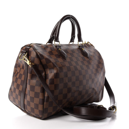 Louis Vuitton Damier Ebene Speedy Bandouliere 30 3 of 9