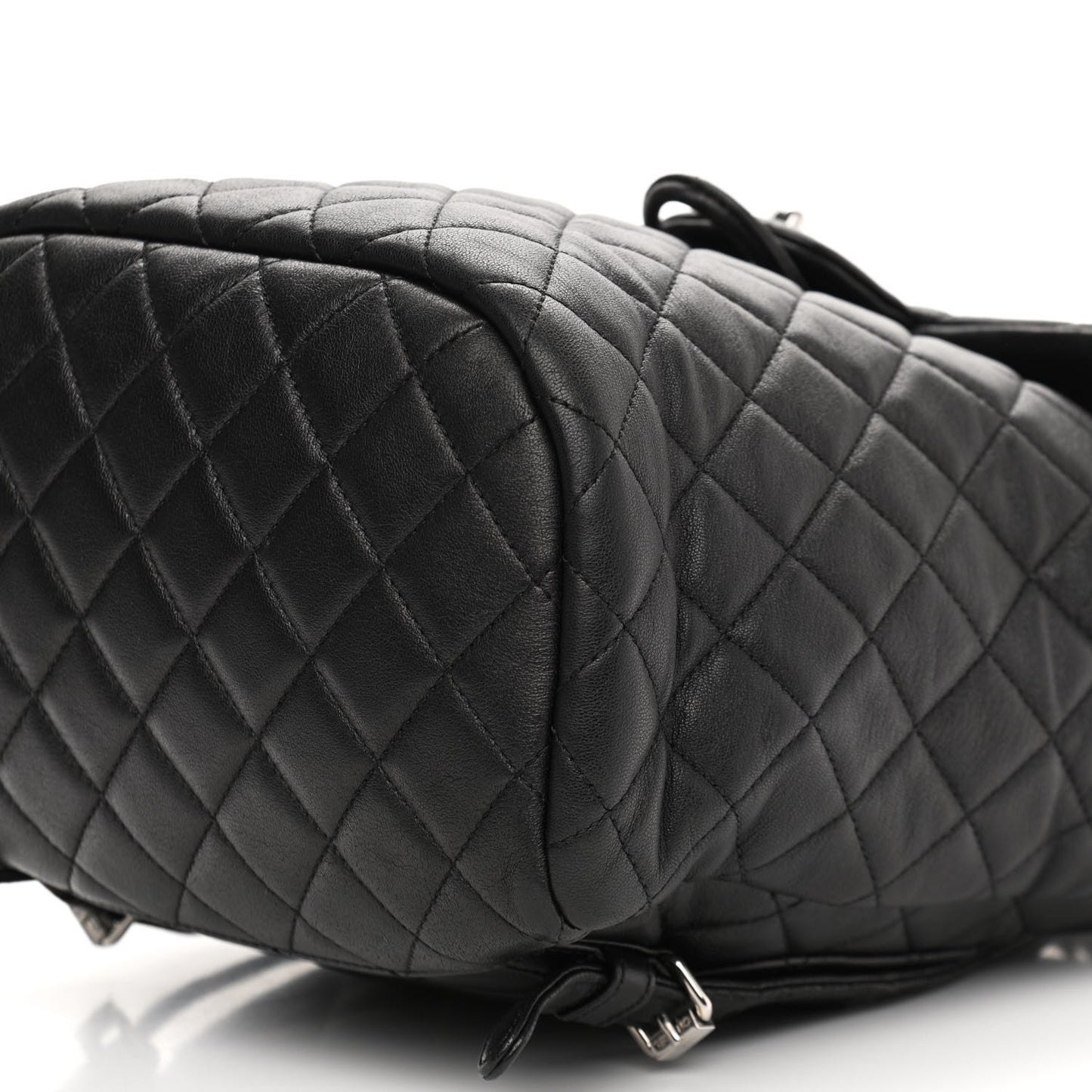 Calfskin Quilted Small Urban Spirit Backpack Black
