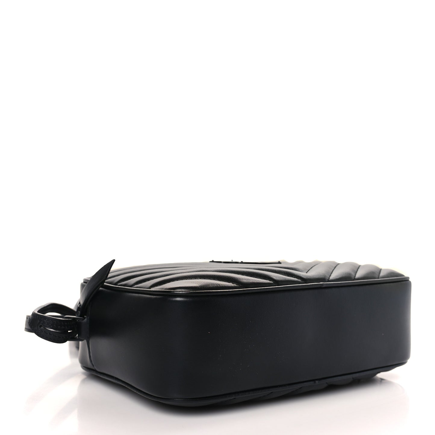 Calfskin Matelasse Monogram Monochrome Lou Camera Bag Black