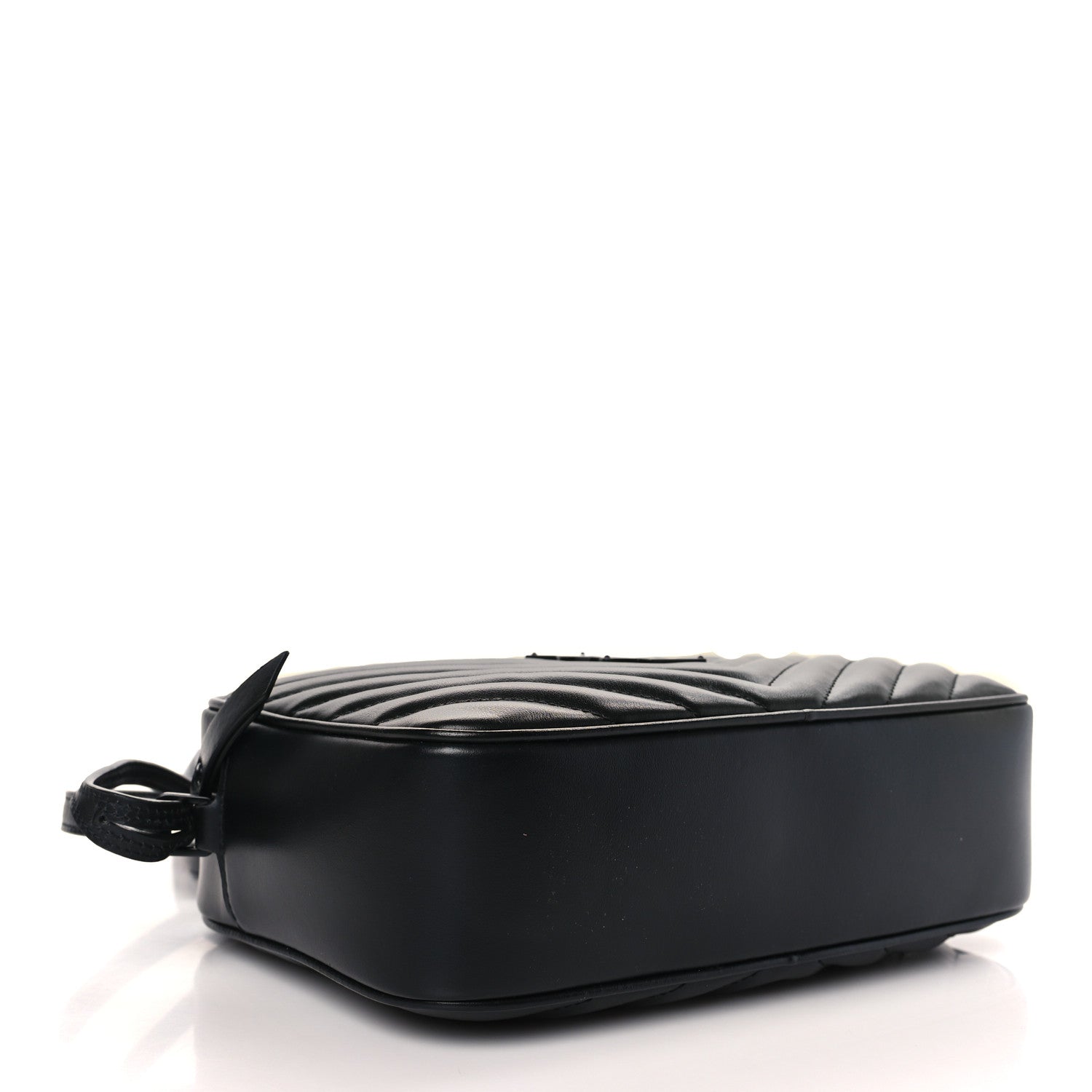 Saint Laurent Calfskin Matelasse Monogram Monochrome Lou Camera Bag Black 4 of 10