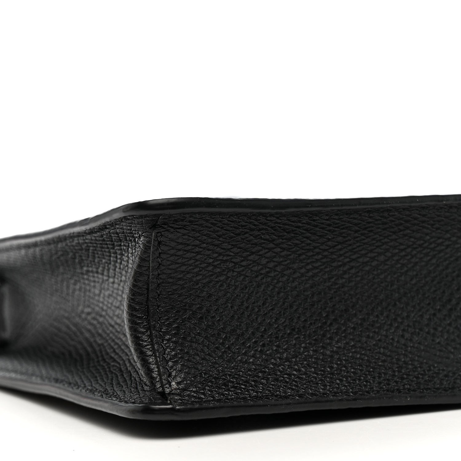 Valentino Garavani Grainy Calfskin VSling Clutch Black 8 of 9