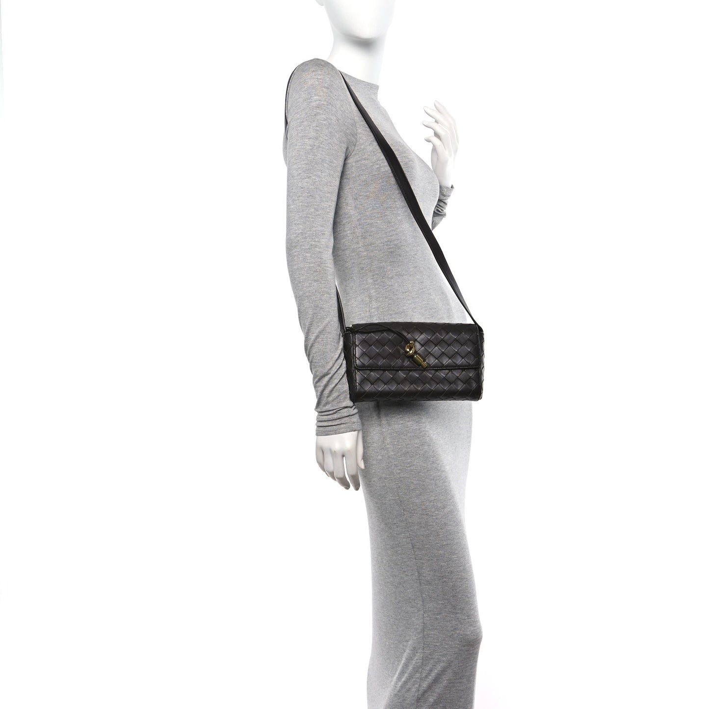 Nappa Intrecciato Mini Andiamo Crossbody Bag Fondant
