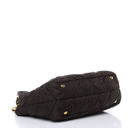 Prada Tessuto Nylon Quilted Bag Ebano 4 of 11