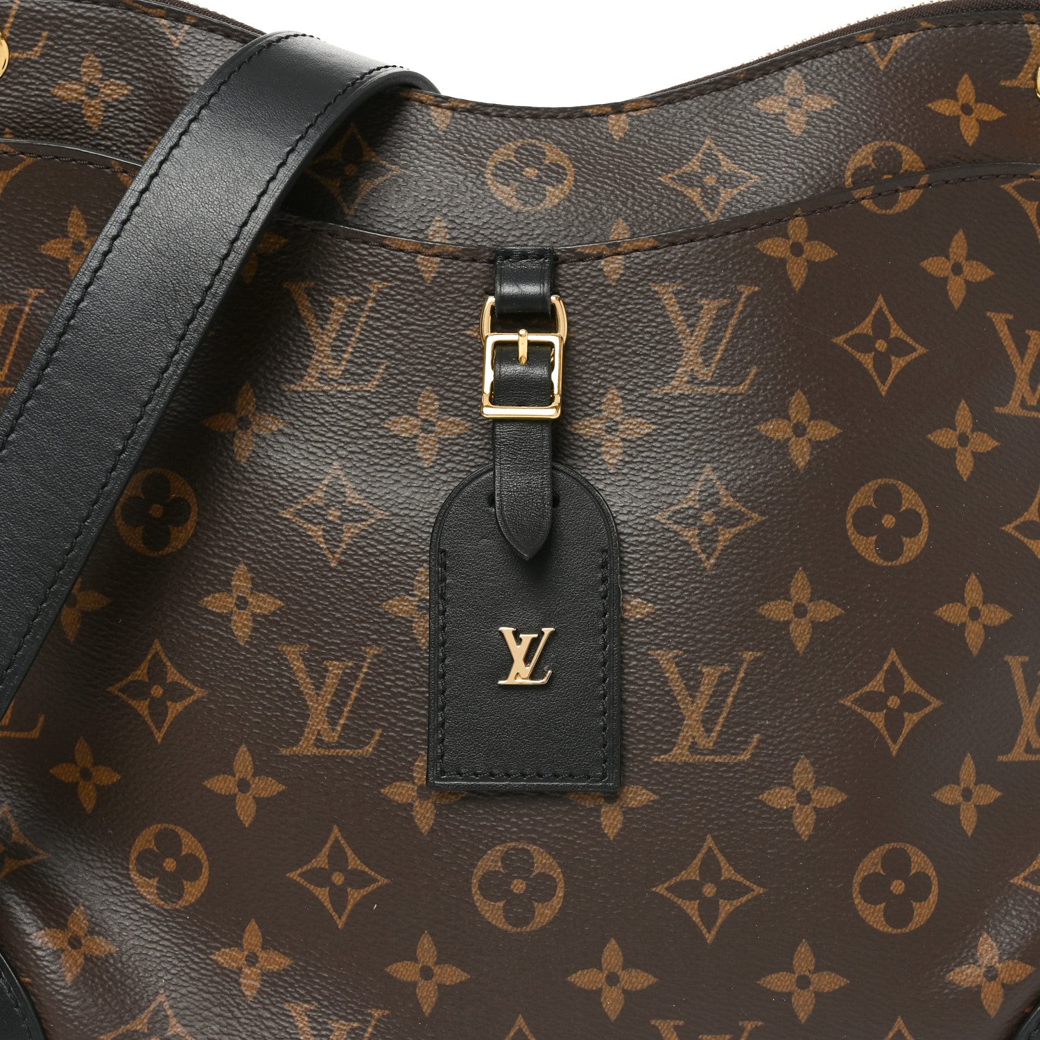 Louis Vuitton Monogram Odeon MM Black 7 of 9
