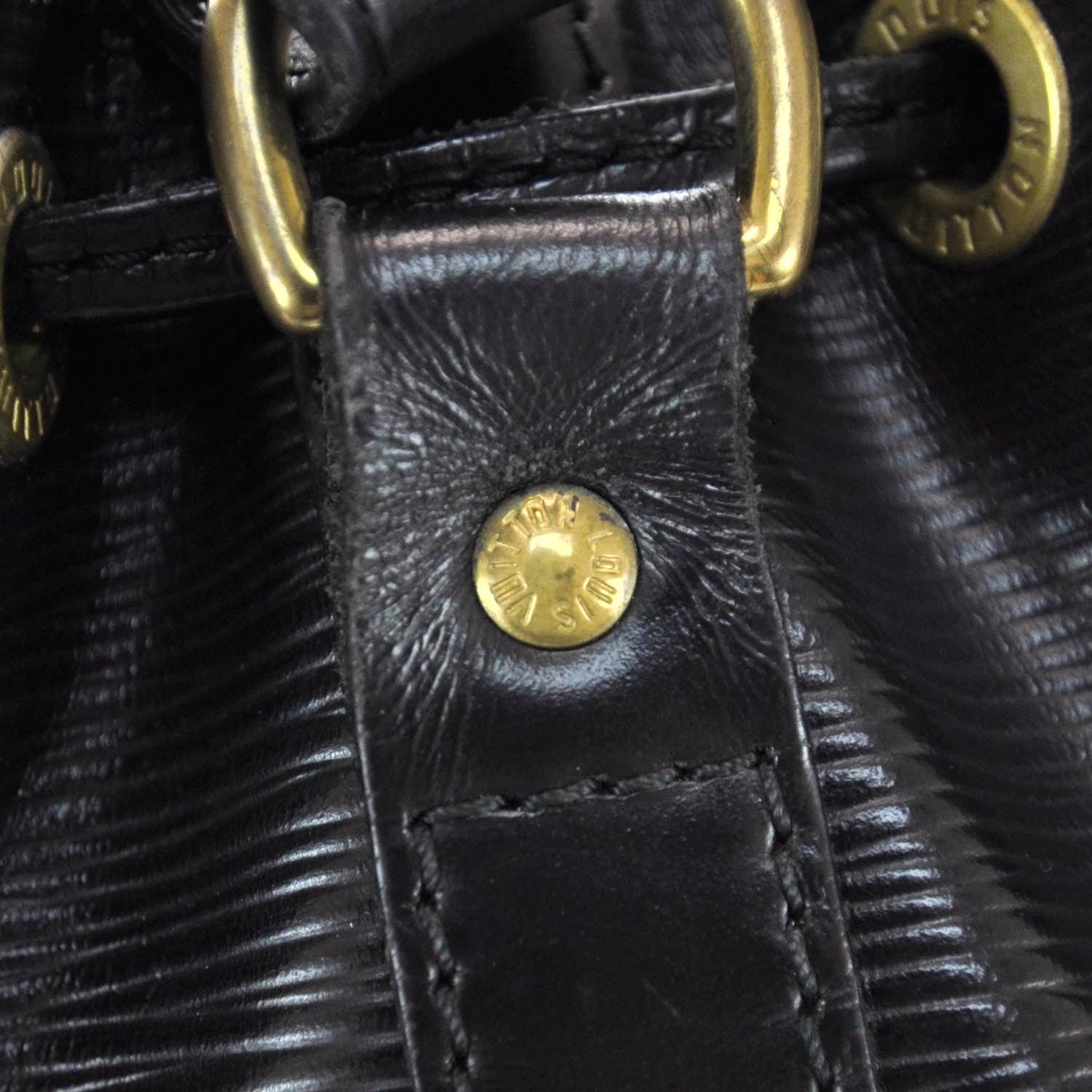 Louis Vuitton Epi Petit Noe Black 7 of 11
