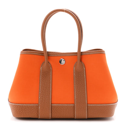 Hermes Toile Officier Negonda Neo Garden 23 Feu Gold 1 of 11