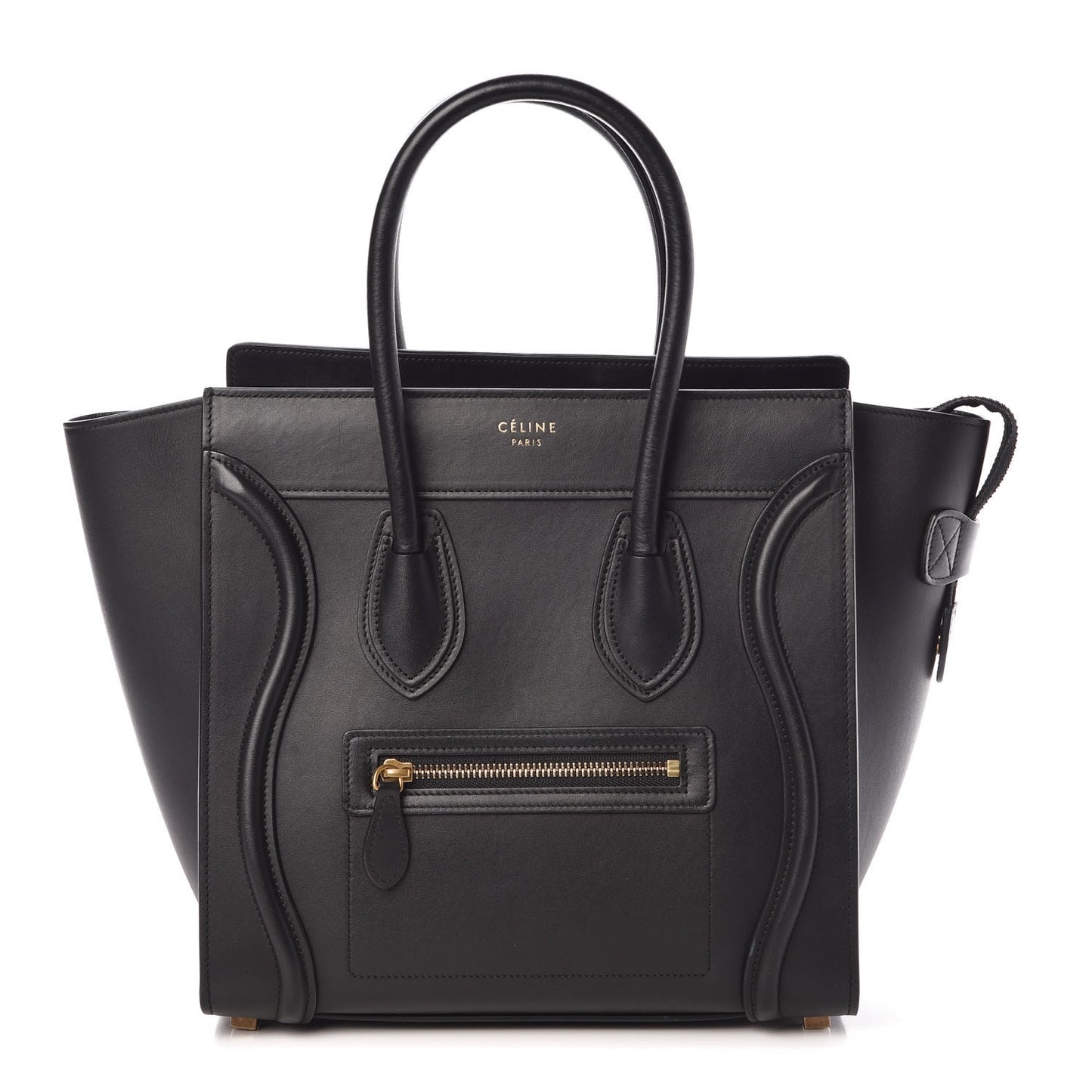 Smooth Calfskin Micro Luggage Black