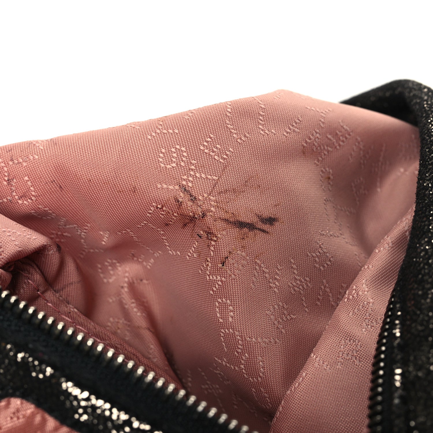 Stella McCartney Chamois Shiny Dotted Falabella Fold Over Tote Ruthenium 11 of 11