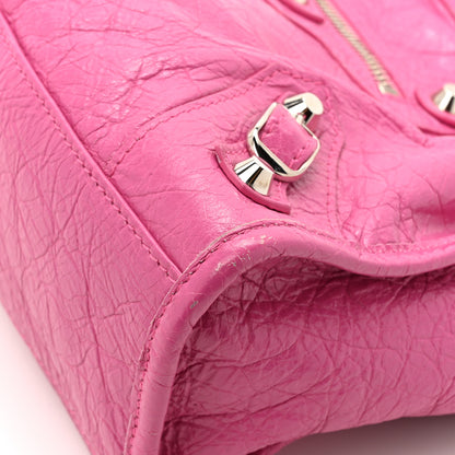 Balenciaga Agneau Classic Silver Hardware S City Flamingo 15 of 17