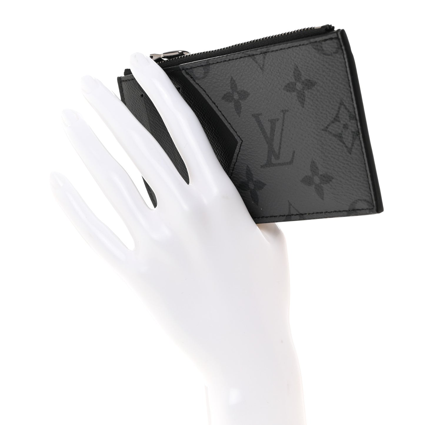 Reverse Monogram Eclipse Taiga Coin Card Holder