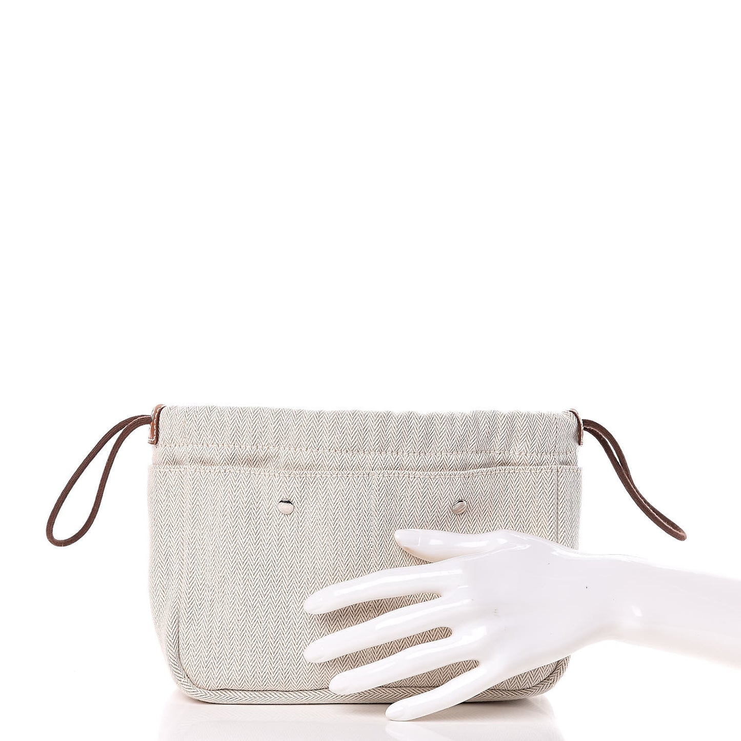 Canvas Barenia Fourbi 20 PM Pouch Naturel Fauve
