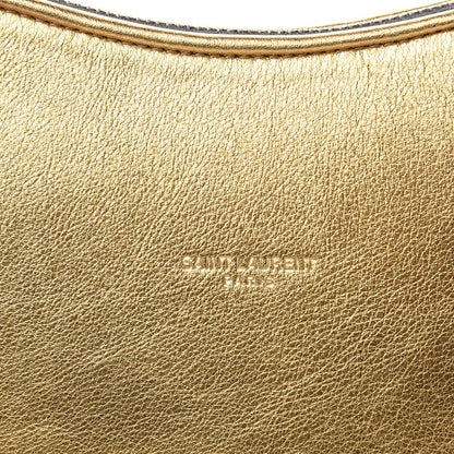 Saint Laurent Metallic Calfskin Heart Monogram Crossbody Gold 7 of 9