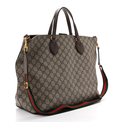 Gucci Soft GG Supreme Monogram Courrier Medium Crossbody Tote Beige New Acero 3 of 14