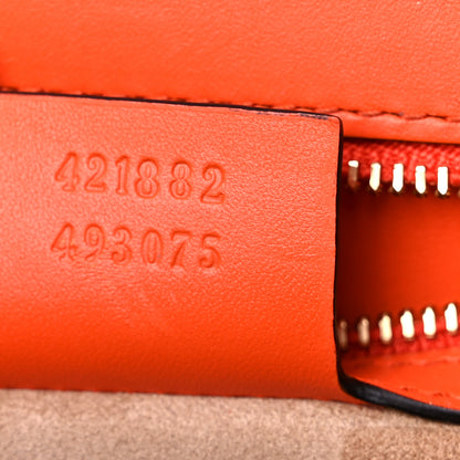 Gucci Calfskin Small Sylvie Shoulder Bag Orange 7 of 12