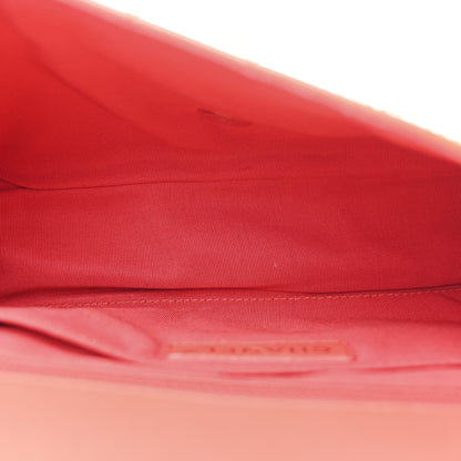 Chanel Patent Calfskin Quilted Valentine Charms Medium Single Flap Red 5 of 10