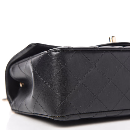 Chanel Lambskin Quilted Mini Coco Charms Rectangular Flap Black 6 of 10