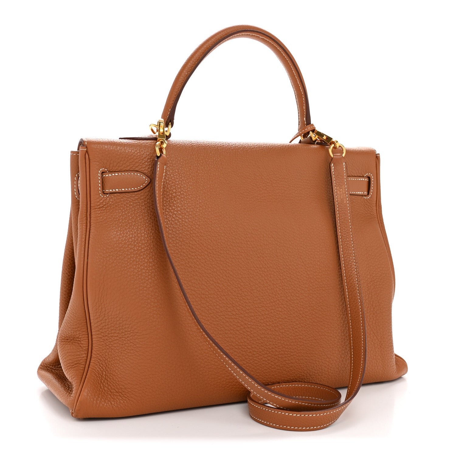 Hermes Togo Kelly Retourne 35 Gold 3 of 13