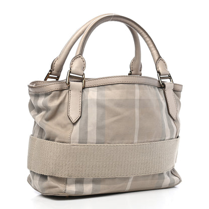 Burberry Canvas House Check Small Parsons Hobo Light Beige 3 of 8