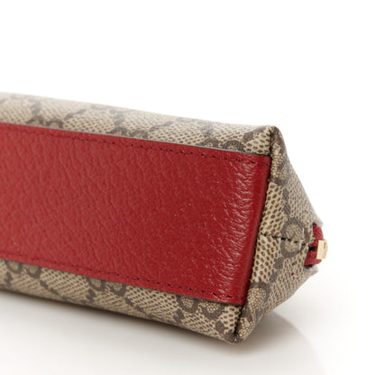 Gucci GG Supreme Monogram Cat Pencil Case Beige Ebony 10 of 11