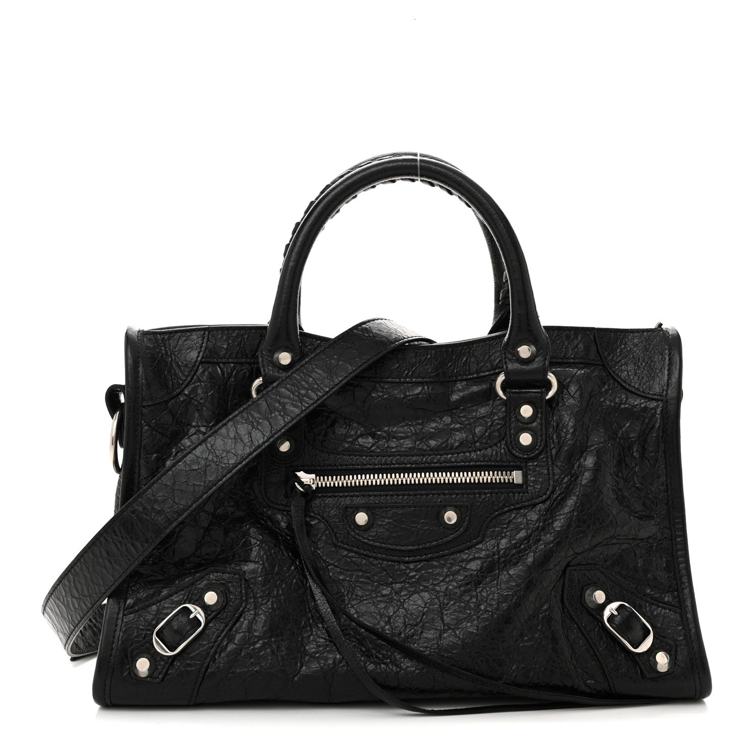 Balenciaga Agneau Arena Silver Hardware Small Le City Black 1 of 11