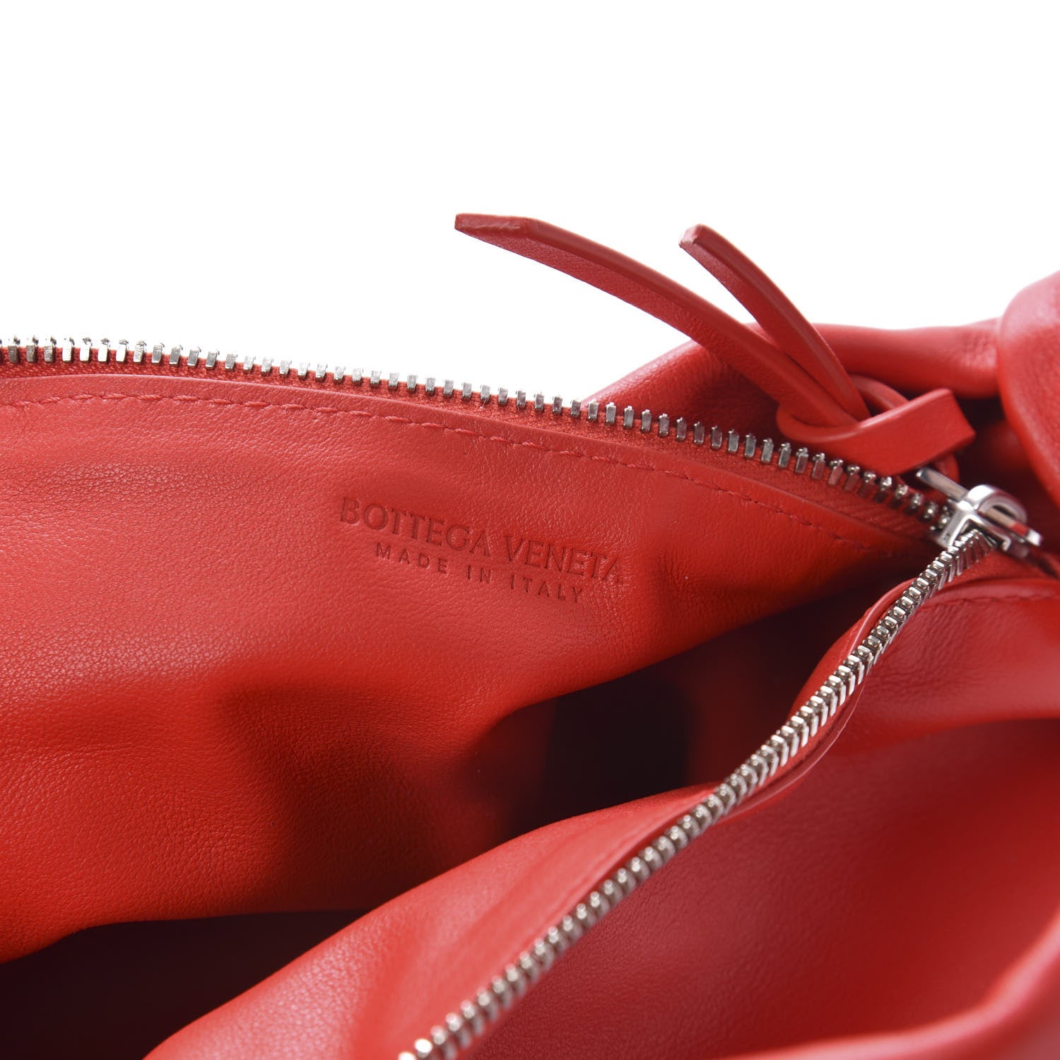 Bottega Veneta Calfskin Mini Double Knot Bag Red 8 of 11