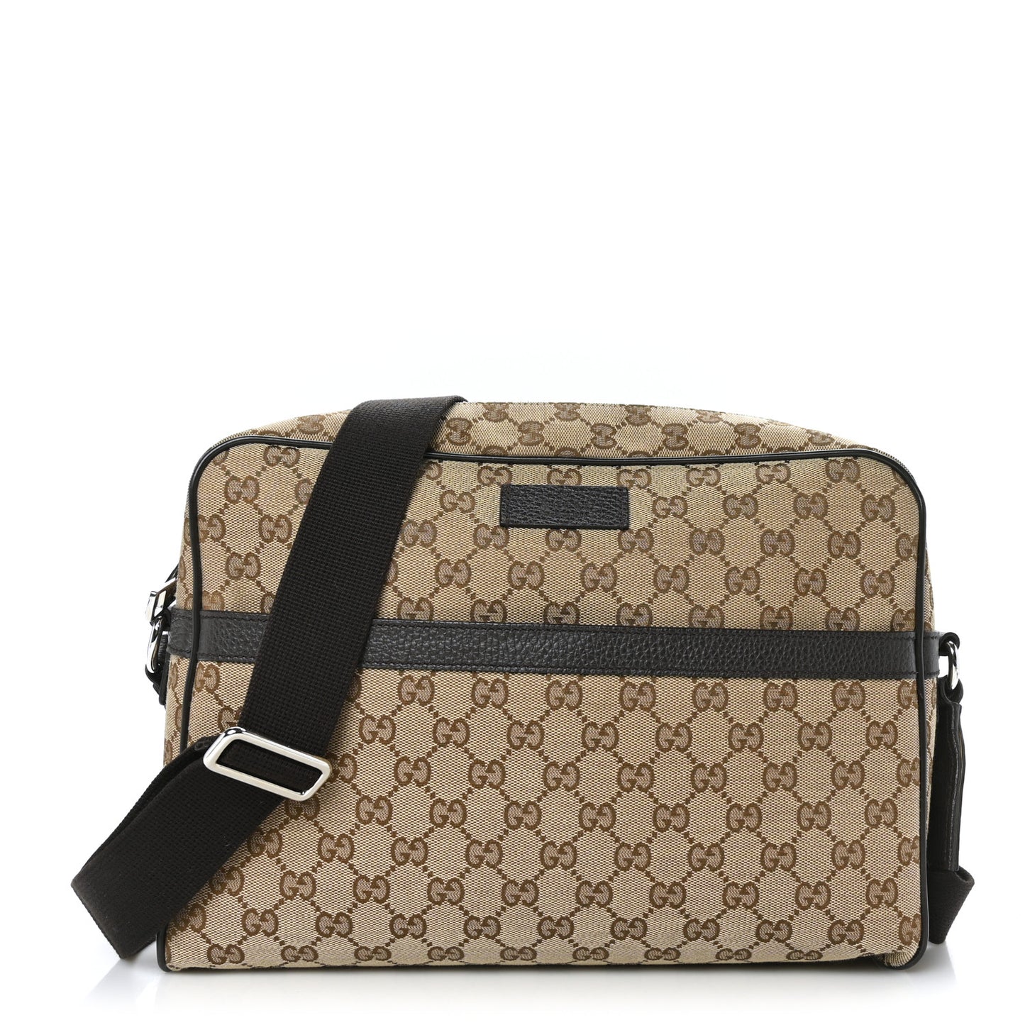 Monogram Dollar Calfskin Large Camera Case Beige Ebony Testa di Moro Marrone Scuro