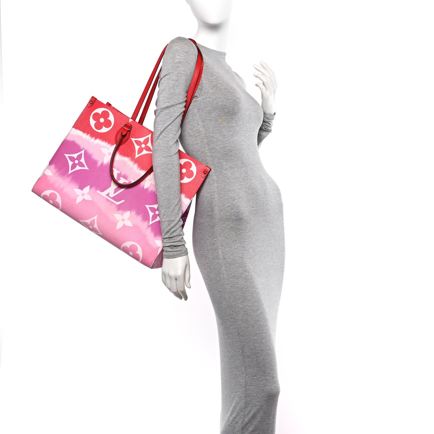 Louis Vuitton Monogram Escale Onthego GM Rouge 2 of 10