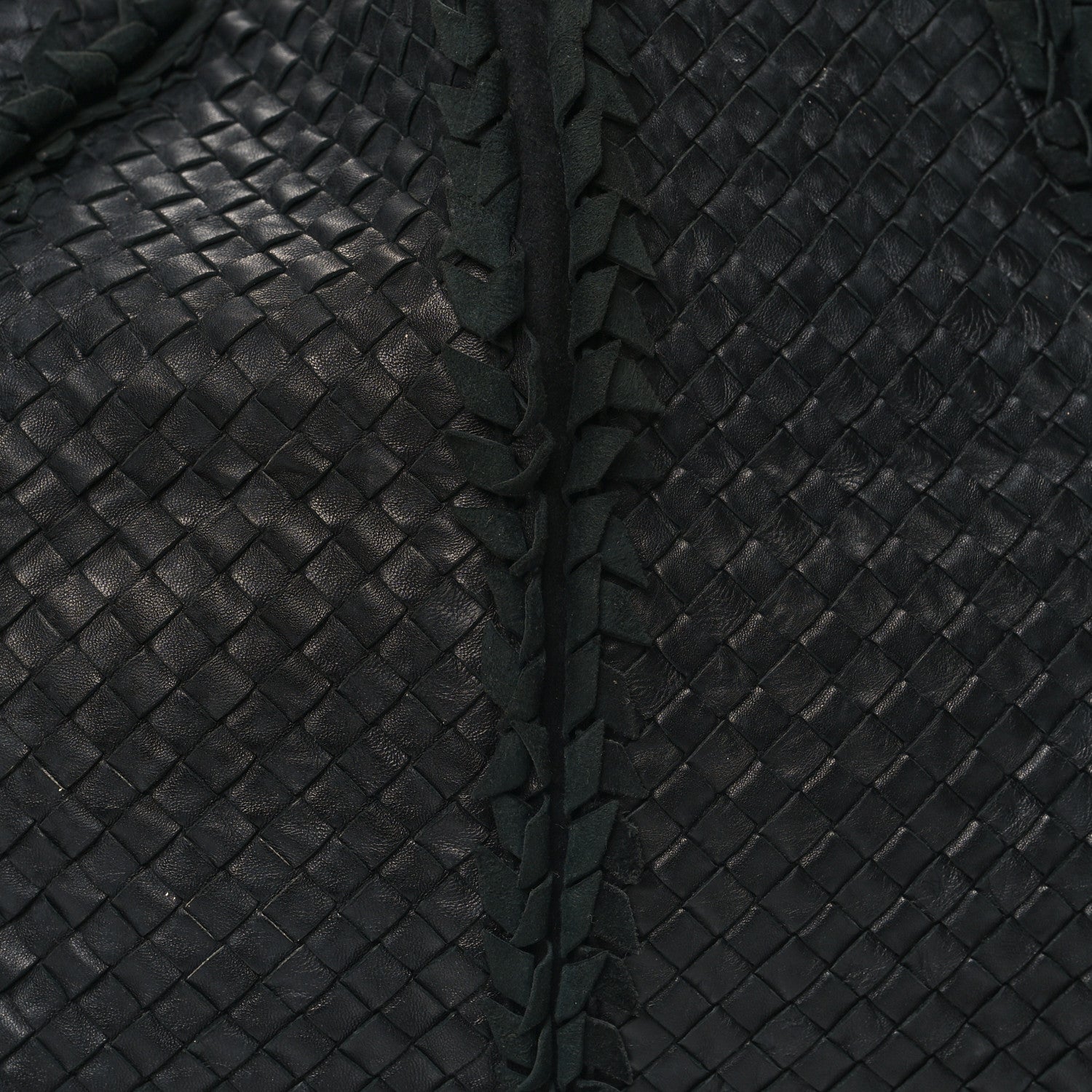 Bottega Veneta Nappa Intrecciato Large Franges Shoulder Bag Black 8 of 11